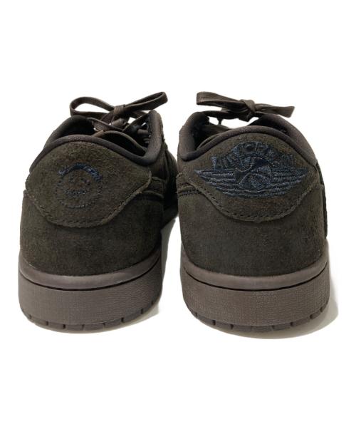 NIK（ナイキ）NIK (ナイキ) TRAVIS SCOTT (トラヴィススコット) Air Jordan 1 Low OG SP ブラウン サイズ:26.5の古着・服飾アイテム