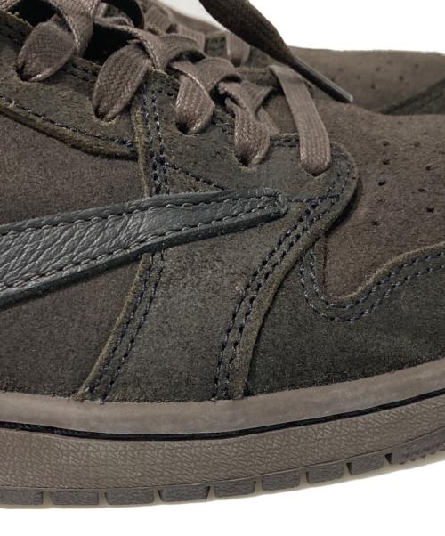 NIK（ナイキ）NIK (ナイキ) TRAVIS SCOTT (トラヴィススコット) Air Jordan 1 Low OG SP ブラウン サイズ:26.5の古着・服飾アイテム