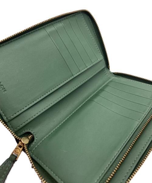 COACH（コーチ）COACH (コーチ) エッセンシャル ラウンドジップウォレット グリーンの古着・服飾アイテム