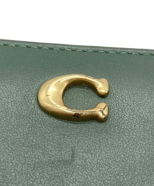 COACH（コーチ）COACH (コーチ) エッセンシャル ラウンドジップウォレット グリーンの古着・服飾アイテム