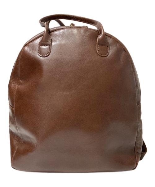 TIDEWAY（タイドウェイ）TIDEWAY (タイドウェイ) LIGHT LEATHER 2WAY RUCK ブラウンの古着・服飾アイテム