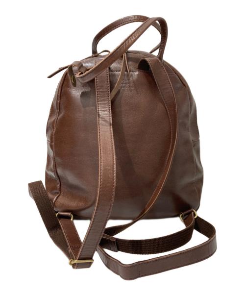 TIDEWAY（タイドウェイ）TIDEWAY (タイドウェイ) LIGHT LEATHER 2WAY RUCK ブラウンの古着・服飾アイテム