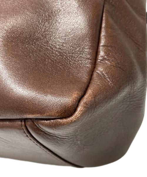 TIDEWAY（タイドウェイ）TIDEWAY (タイドウェイ) LIGHT LEATHER 2WAY RUCK ブラウンの古着・服飾アイテム