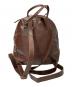 TIDEWAY (タイドウェイ) LIGHT LEATHER 2WAY RUCK ブラウン：8000円