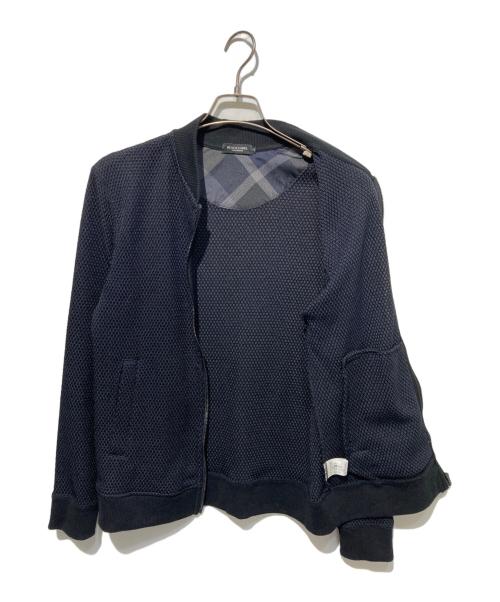 BLACK LABEL CRESTBRIDGE（ブラックレーベル クレストブリッジ）BLACK LABEL CRESTBRIDGE (ブラックレーベル クレストブリッジ) メッシュジップアップブルゾン ネイビー サイズ:Mの古着・服飾アイテム