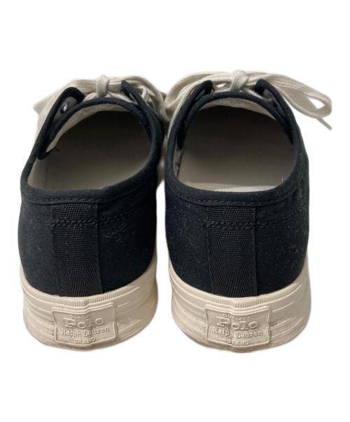 POLO RALPH LAUREN（ポロ・ラルフローレン）POLO RALPH LAUREN (ポロ・ラルフローレン) キャンバススニーカー ブラック サイズ:27.5の古着・服飾アイテム