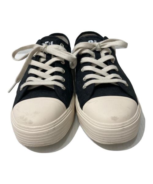 POLO RALPH LAUREN（ポロ・ラルフローレン）POLO RALPH LAUREN (ポロ・ラルフローレン) キャンバススニーカー ブラック サイズ:27.5の古着・服飾アイテム