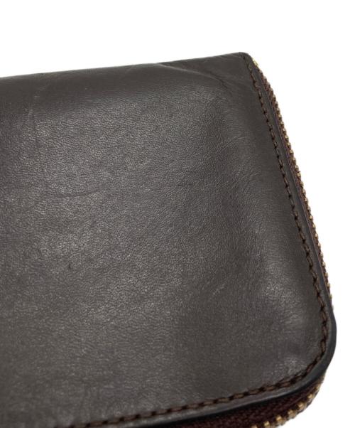 COMME des GARCONS（コムデギャルソン）COMME des GARCONS (コムデギャルソン) L字型ジップウォレット ブラウンの古着・服飾アイテム