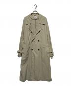 LE GLAZIKル グラジック）の古着「NYLONTAFFETA TRENCH COAT」｜ベージュ