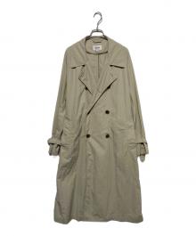 LE GLAZIK（ル グラジック）の古着「NYLONTAFFETA TRENCH COAT」｜ベージュ