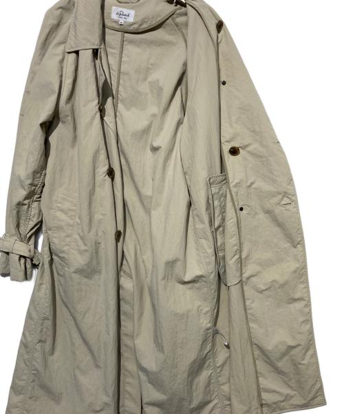 LE GLAZIK（ル グラジック）LE GLAZIK (ル グラジック) NYLONTAFFETA TRENCH COAT ベージュ サイズ:36の古着・服飾アイテム