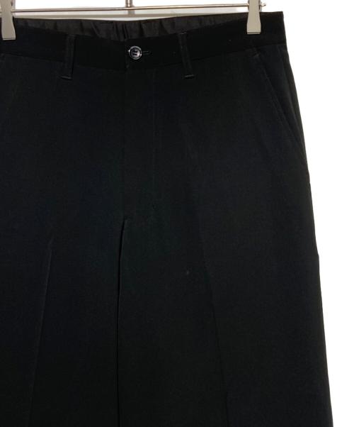 N.HOOLYWOOD（エヌ ハリウッド）N.HOOLYWOOD (エヌ ハリウッド) ワイドパンツ ブラック サイズ:38の古着・服飾アイテム