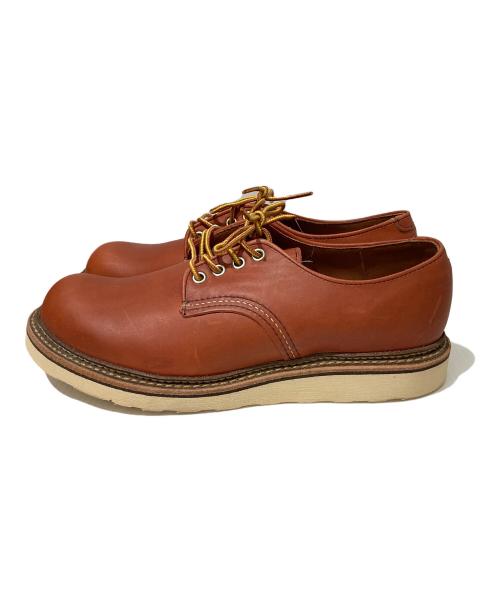 RED WING（レッドウィング）RED WING (レッドウィング) OXFORD ROUND TOE レザーシューズ ブラウン サイズ:US8の古着・服飾アイテム