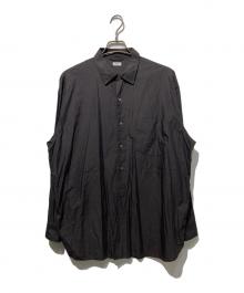 BLURHMS（ブラームス）の古着「High Count Shirt」｜ダークグレー