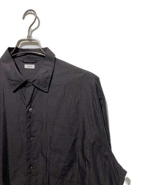 BLURHMS（ブラームス）BLURHMS (ブラームス) High Count Shirt ダークグレー サイズ:4の古着・服飾アイテム