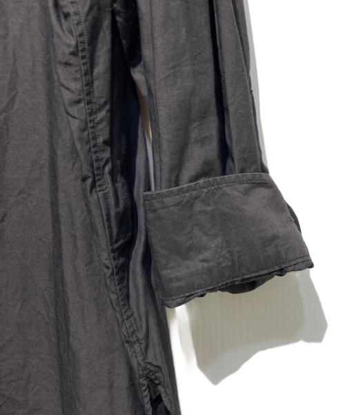 BLURHMS（ブラームス）BLURHMS (ブラームス) High Count Shirt ダークグレー サイズ:4の古着・服飾アイテム