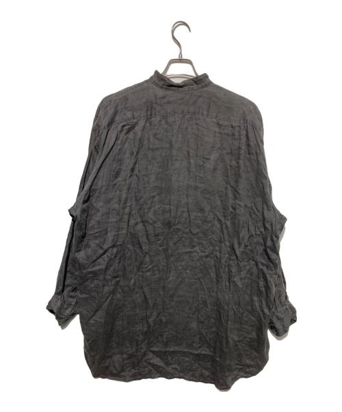 COMOLI（コモリ）COMOLI (コモリ) リネンダブルクロス プルオーバーシャツ グレー サイズ:3の古着・服飾アイテム