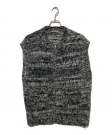 AURALEE（オーラリー）の古着「WOOL ALPACA FELT KNIT VEST」｜グレー