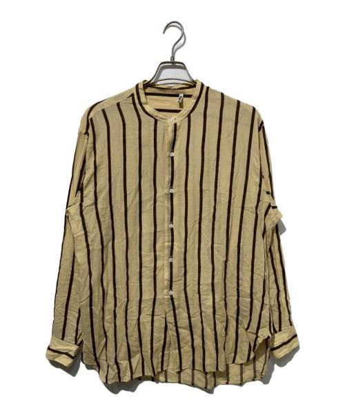 KAPTAIN SUNSHINE（キャプテンサンシャイン）KAPTAIN SUNSHINE (キャプテンサンシャイン) Stand Collar Shirt ベージュ サイズ:42の古着・服飾アイテム