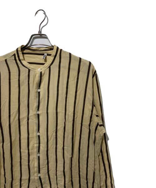KAPTAIN SUNSHINE（キャプテンサンシャイン）KAPTAIN SUNSHINE (キャプテンサンシャイン) Stand Collar Shirt ベージュ サイズ:42の古着・服飾アイテム