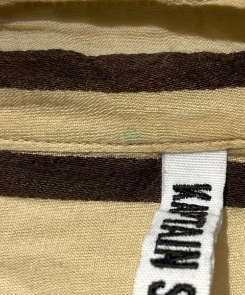 KAPTAIN SUNSHINE（キャプテンサンシャイン）KAPTAIN SUNSHINE (キャプテンサンシャイン) Stand Collar Shirt ベージュ サイズ:42の古着・服飾アイテム