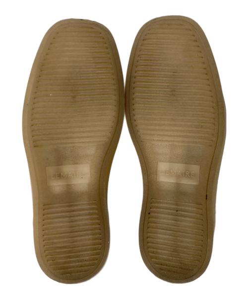 LEMAIRE（ルメール）LEMAIRE (ルメール) レザースリッポン ベージュ サイズ:39の古着・服飾アイテム