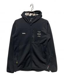 F.C.R.B.（エフシーレアルブリストル）の古着「POLARTEC FLEECE ZIP UP HOODY」｜ブラック
