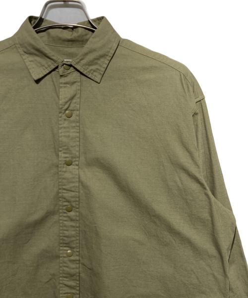 Acy（エイシー）ACY (エイシー) NEW BASIC SNAP SHIRTS カーキ サイズ:03の古着・服飾アイテム
