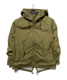 FRED PERRY（フレッドペリー）の古着「ショートフィッシュテールパーカ」｜カーキ