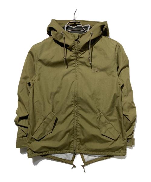 FRED PERRY（フレッドペリー）FRED PERRY (フレッドペリー) ショートフィッシュテールパーカ カーキ サイズ:Sの古着・服飾アイテム