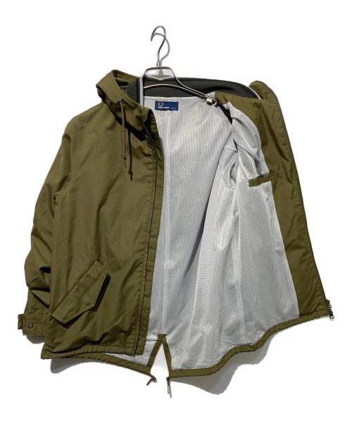 FRED PERRY（フレッドペリー）FRED PERRY (フレッドペリー) ショートフィッシュテールパーカ カーキ サイズ:Sの古着・服飾アイテム