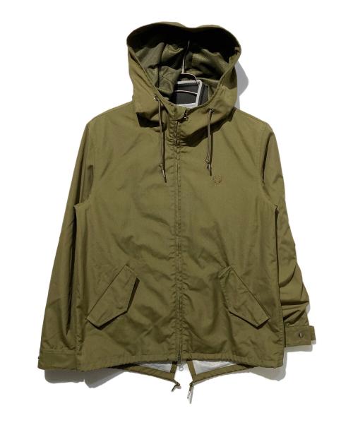 FRED PERRY（フレッドペリー）FRED PERRY (フレッドペリー) ショートフィッシュテールパーカ カーキ サイズ:Sの古着・服飾アイテム