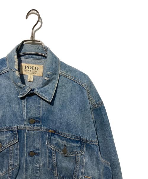 Denim & Supply Ralph Lauren（デニム＆サプライ ラルフローレン）Denim & Supply Ralph Lauren (デニム＆サプライ ラルフローレン) RLXD TRUCKER-UNLINED-TRUCKER JACKET インディゴ サイズ:Ｓの古着・服飾アイテム