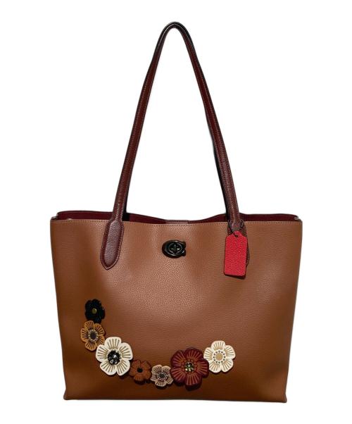 COACH（コーチ）COACH (コーチ) ウィロウ トートバッグ ブラウンの古着・服飾アイテム