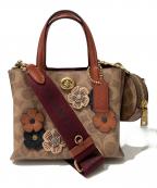 COACHコーチ）の古着「ウィロウトート18 3WAYバッグ」｜ベージュ