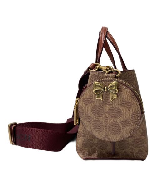 COACH（コーチ）COACH (コーチ) ウィロウトート18 3WAYバッグ ベージュの古着・服飾アイテム