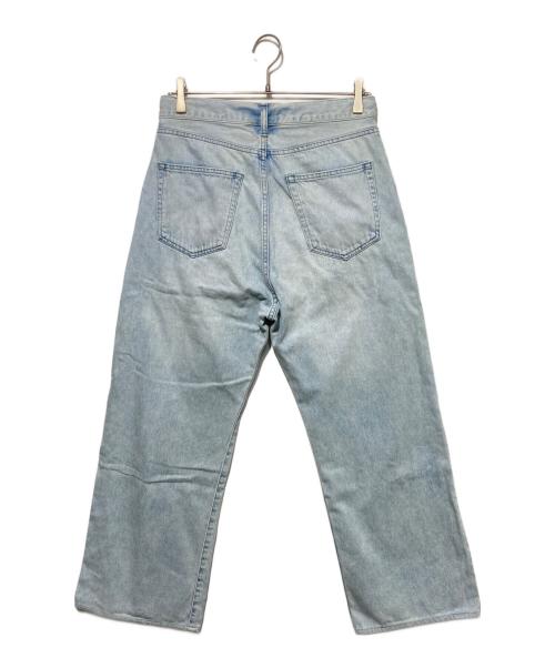 Whim Gazette（ウィムガゼット）Whim Gazette (ウィムガゼット) ドロストデニムパンツ インディゴ サイズ:36の古着・服飾アイテム