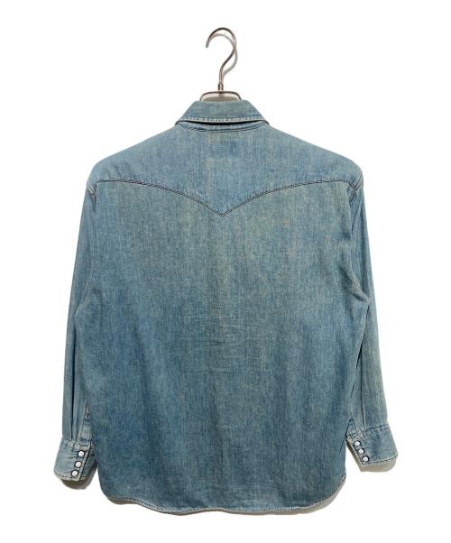 Wrangler（ラングラー）Wrangler (ラングラー) デニムウエスタンシャツ インディゴ サイズ:Ｍの古着・服飾アイテム