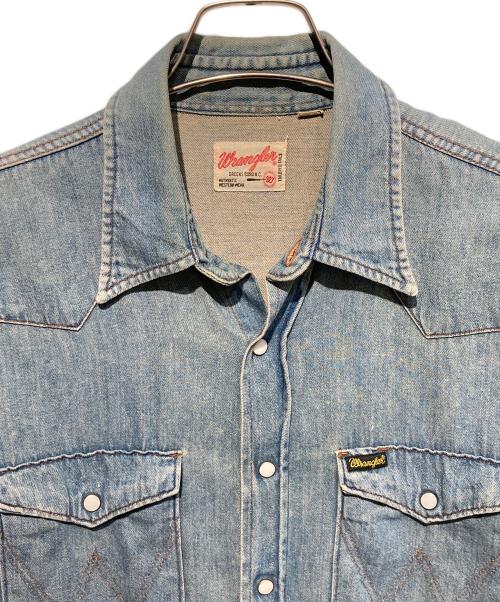 Wrangler（ラングラー）Wrangler (ラングラー) デニムウエスタンシャツ インディゴ サイズ:Ｍの古着・服飾アイテム