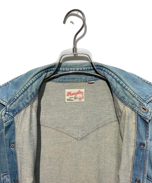 Wrangler（ラングラー）Wrangler (ラングラー) デニムウエスタンシャツ インディゴ サイズ:Ｍの古着・服飾アイテム