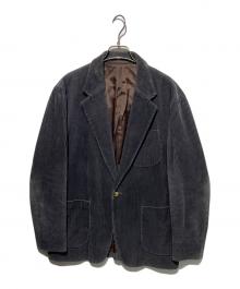 UNITED ARROWS & SONS（ユナイテッドアローズ＆サンズ）の古着「太畝コーデュロイブレザー」｜グレー