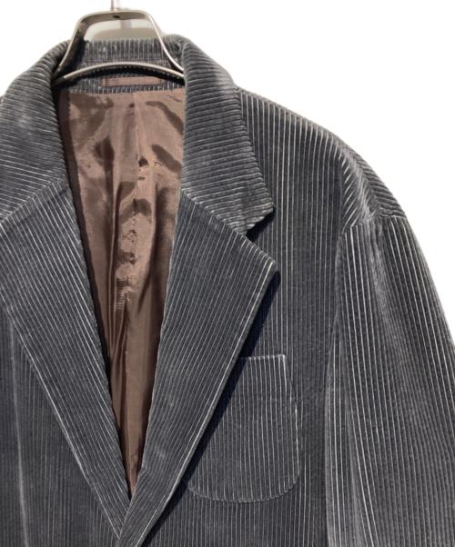 UNITED ARROWS & SONS（ユナイテッドアローズ＆サンズ）UNITED ARROWS & SONS (ユナイテッドアローズ＆サンズ) 太畝コーデュロイブレザー グレー サイズ:Lの古着・服飾アイテム