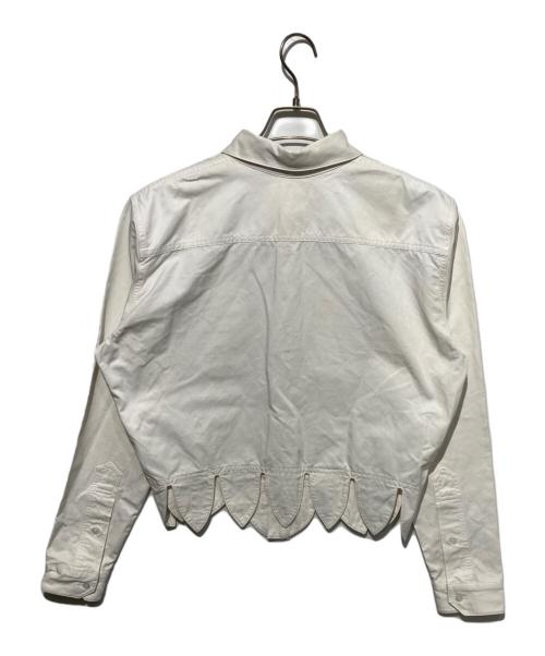 JUNTAE KIM（ジュンテ キム）JUNTAE KIM (ジュンテ キム) スクエアコルセットシャツ ホワイト サイズ:Sの古着・服飾アイテム