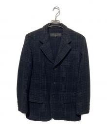 COMME des GARCONS HOMME（コムデギャルソン オム）の古着「縮絨3Bウールジャケット」｜ブラック