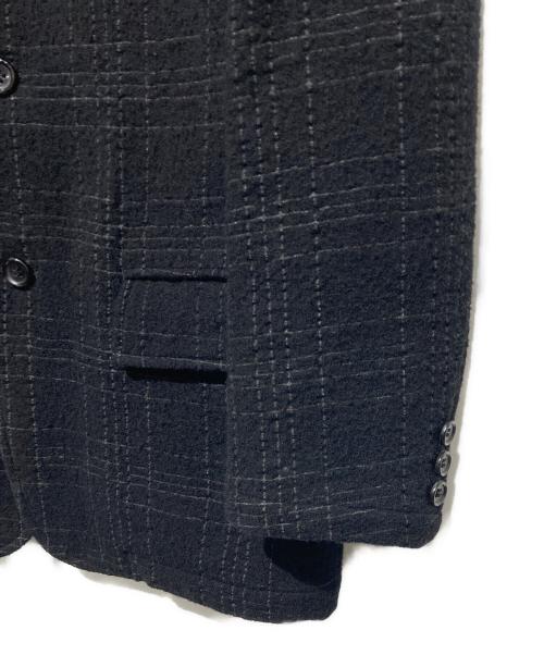COMME des GARCONS HOMME（コムデギャルソン オム）COMME des GARCONS HOMME (コムデギャルソン オム) 縮絨3Bウールジャケット ブラック サイズ:Ｓの古着・服飾アイテム