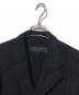 中古・古着 COMME des GARCONS HOMME (コムデギャルソン オム) 縮絨3Bウールジャケット ブラック サイズ:Ｓ：30000円