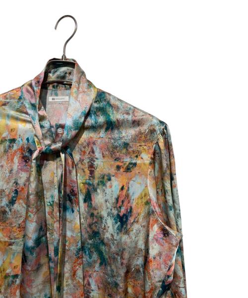 HERALBONY（ヘラルボニー）HERALBONY (ヘラルボニー) サテンボウタイブラウス「サンバ」 マルチカラー サイズ:FREEの古着・服飾アイテム