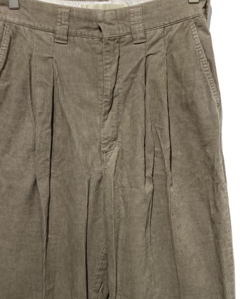 THE SHINZONE（ザ シンゾーン）THE SHINZONE (ザ シンゾーン) TOMBOY PANTS CORDUROY ベージュ サイズ:36の古着・服飾アイテム