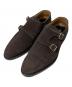 Crockett & Jones（クロケット＆ジョーンズ）の古着「HUNTLEY モンクストラップシューズ」｜ブラウン