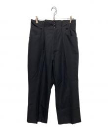 Maison Margiela（メゾンマルジェラ）の古着「ウールトラウザーズ」｜ブラック